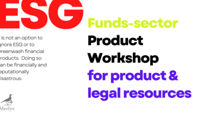 ESG Product Workshops for Product and Legal resources